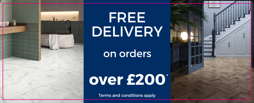 Free Delivery on orders over £200 banner