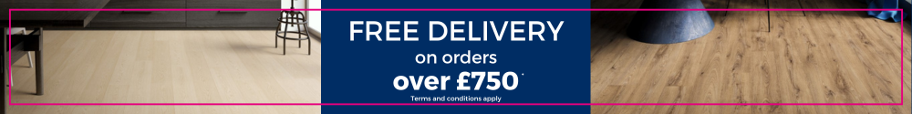 Free delivery over £750 banner