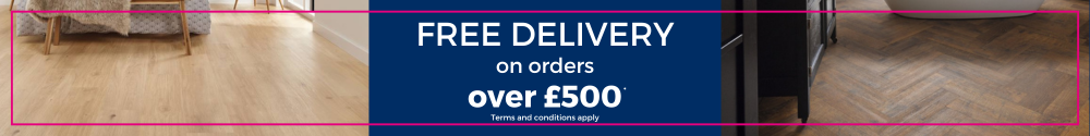 Free Delivery Over £500 banner